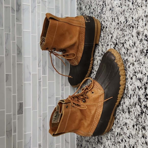 L.L. Bean Shoes Vintage Mens Brown Ll Bean Maine Hunting Shoe Boots